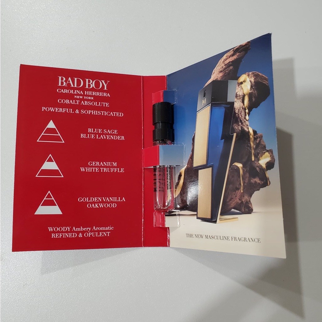 Carolina Herrera Bad Boy Cobalt Absolute Eau De Parfum Sample